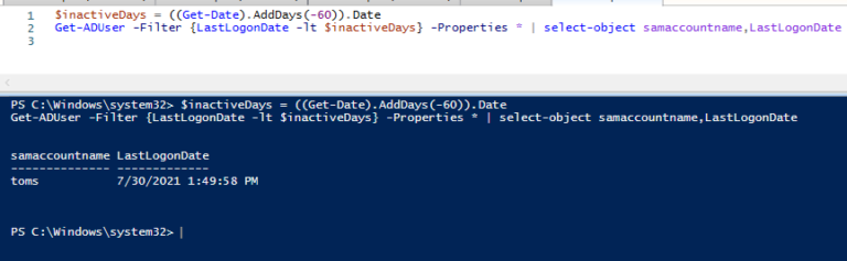 Find Inactive Users In Active Directory Shellgeek