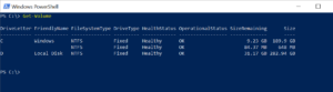 How to Get Free Disk Space in PowerShell? - ShellGeek