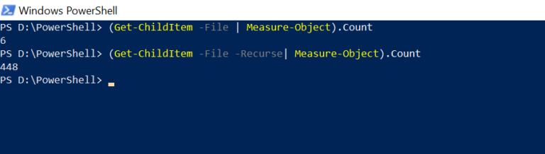 powershell-count-files-in-folder-using-get-childitem-shellgeek