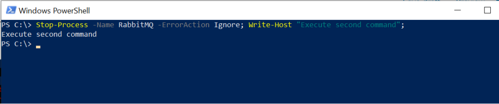 PowerShell -ErrorAction Parameter - Ignore