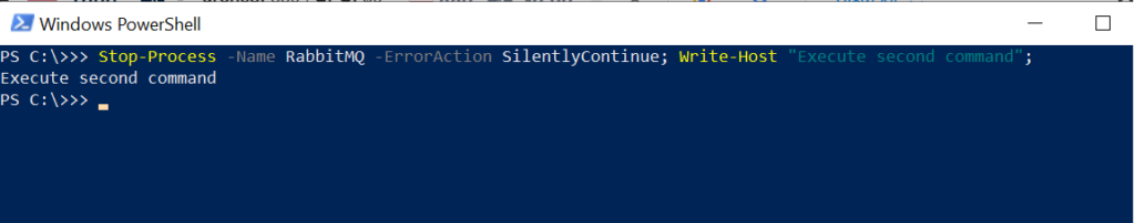 PowerShell -ErrorAction Parameter - SilentlyContinue