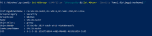 Get AdGroup Managed by User in Active Directory - ShellGeek