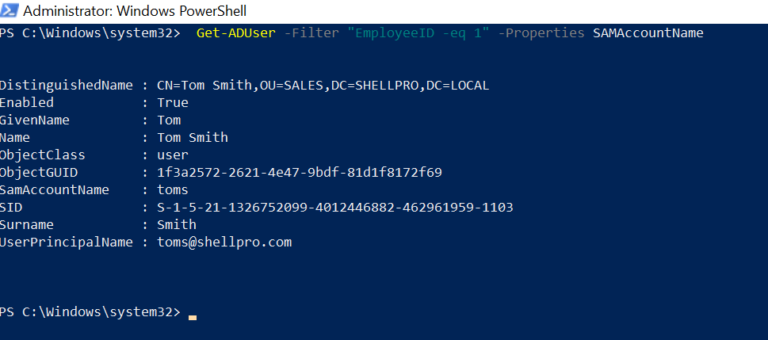 get-aduser-employee-id-in-powershell-shellgeek