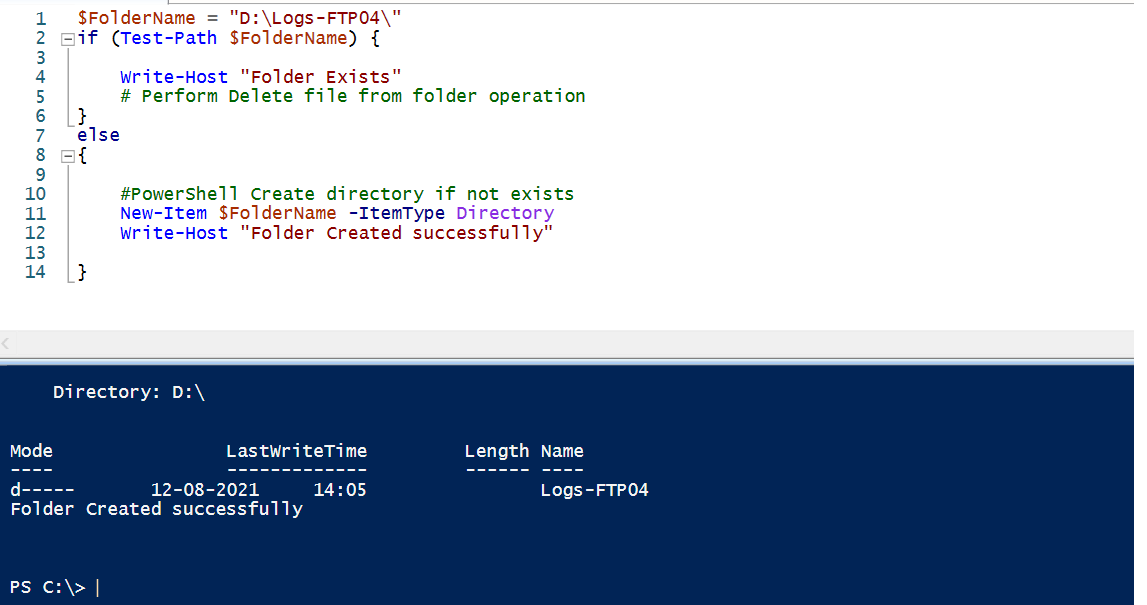 PowerShell Create Directory If Not Exists ShellGeek