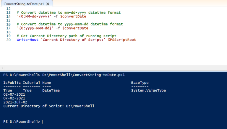 Powershell Get Current Script Name And Path