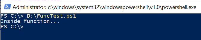 PowerShell Exit in Function