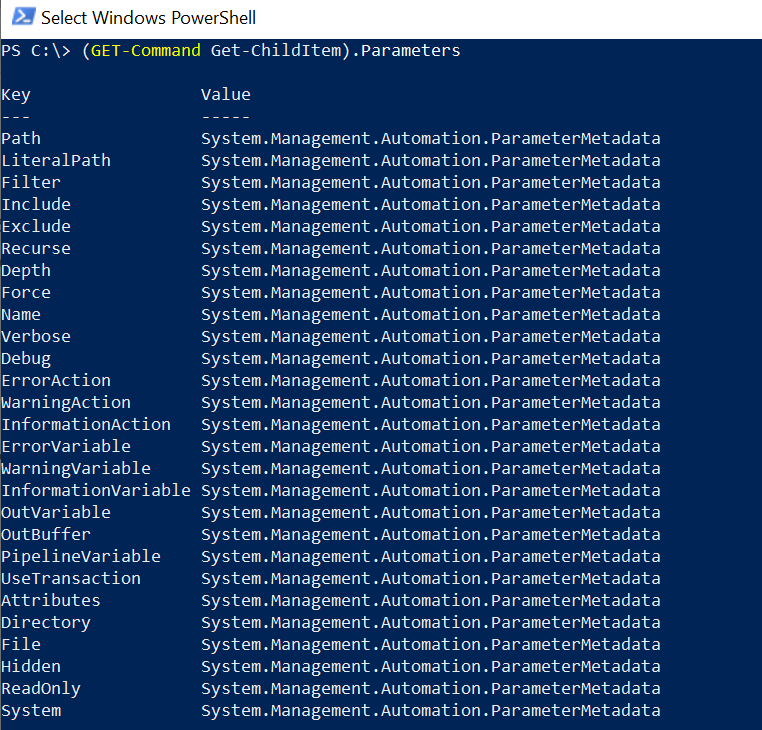 PowerShell Get Parameters For Cmdlet ShellGeek