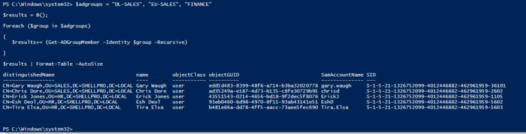 add multiple members to ad group powershell