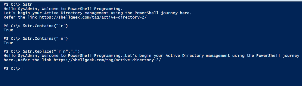 PowerShell Replace Newline with Comma