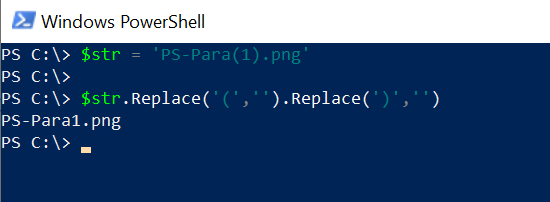 Replace Parentheses In String Using PowerShell ShellGeek