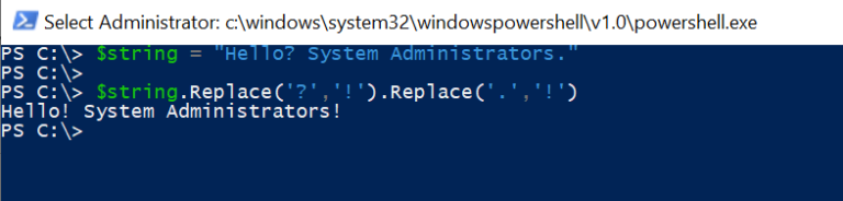 PowerShell Replace Special Characters ShellGeek