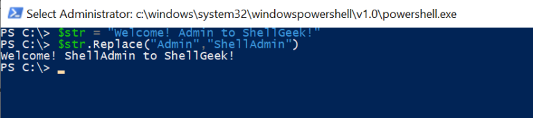 Powershell Replace Substring Shellgeek 