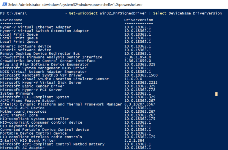 how-to-get-drivers-version-using-powershell-shellgeek