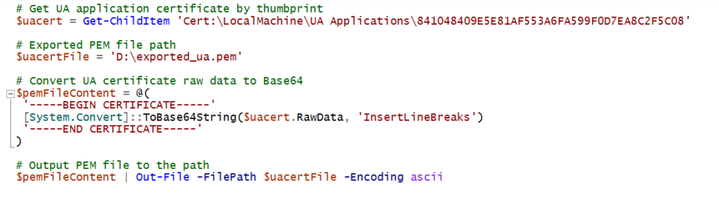 PowerShell Export Certificate To PEM ShellGeek