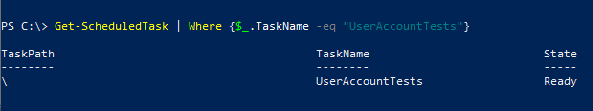 Get Information about a Scheduled Task in PowerShell