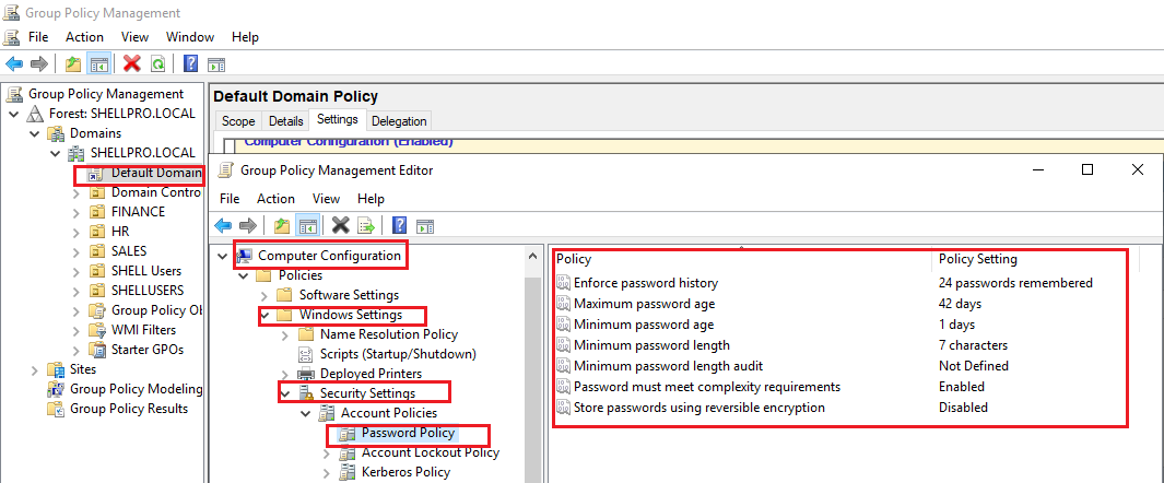 Check Password Policy Active Directory Powershell