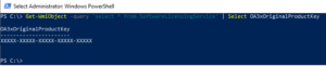 PowerShell Get Activation Key for Windows - ShellGeek