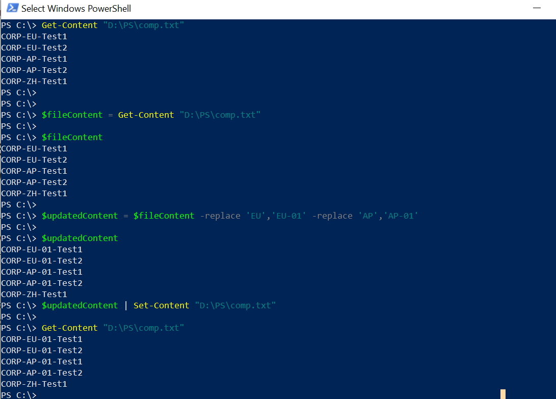 powershell-replace-multiple-characters-in-string-shellgeek