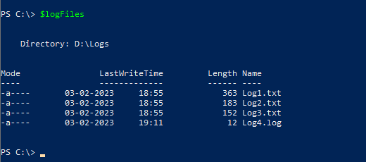 PowerShell OutVariable Parameter Output