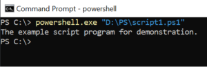 Run PowerShell Script From CMD - ShellGeek