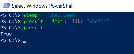 Using Wildcards with PowerShell Variables