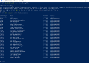 PSWindowsUpdate - Manage Windows Updates - ShellGeek